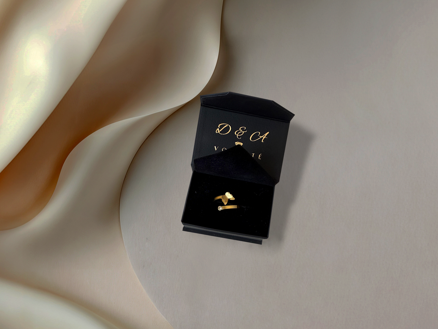 Bague Papillon Enlacée