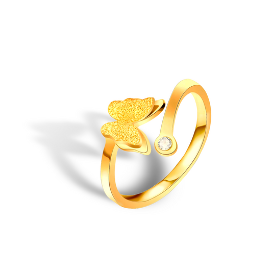 Bague Papillon Enlacée