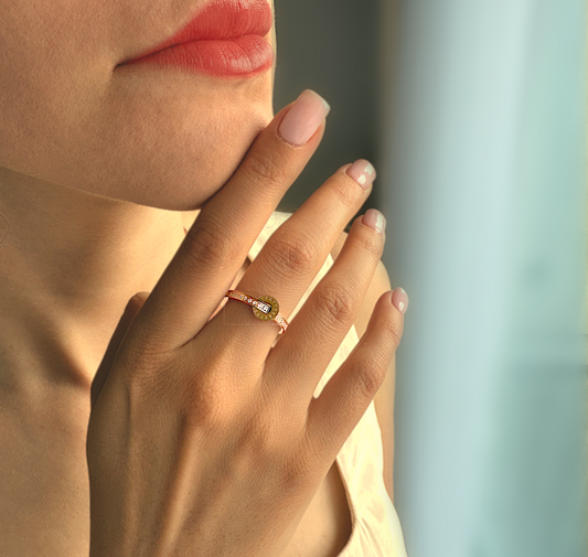 Anneau Éternel – Bague Cristalline