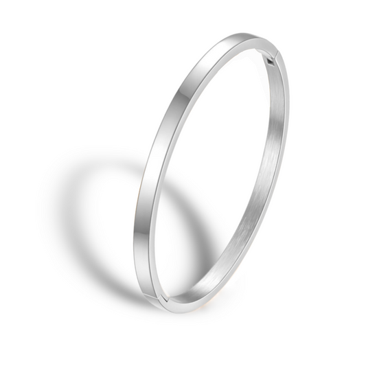 Épure Argentée – Bracelet Minimaliste